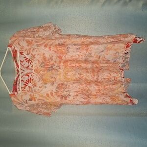 Roz And Ali Floral Lace Women Top